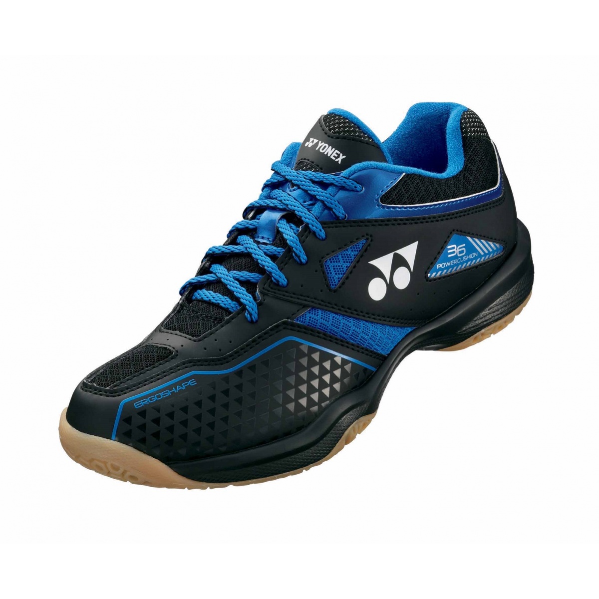 Yonex Badmintonschuhe Power Cushion 36 schwarz/blau Herren